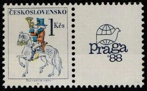 Tjechoslowakije postfris 1987 MNH 2930 - Praga '88 - Picture 1 of 1