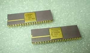 C8085A AM8085ADC RARO Microprocessore Intel 1977 TOP ORO E PERNI DA COLLEZIONE IC - Foto 1 di 3