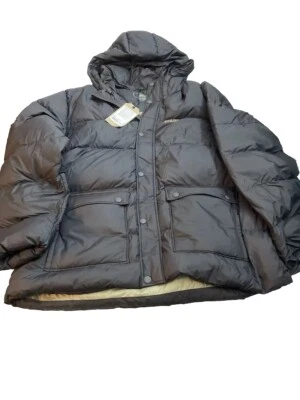Prana Whitney Portal Men’s Puffer Jacket XXL Black Goose Down Nylon 2XL - Image 1 of 4
