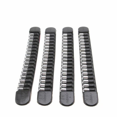 4x Universal Fit Black Front Rear Bumper Protectors Corner Guard Scratch Sticker - Image 1 of 4