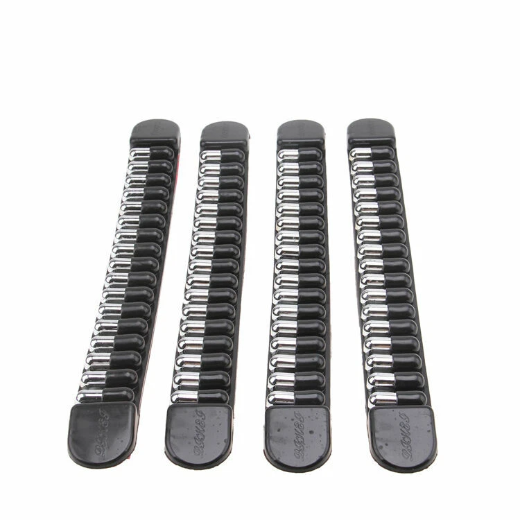 4x Black Front Rear Bumper Protectors Corner Guard Scratch Sticker Universal Fit - Image 1 of 4