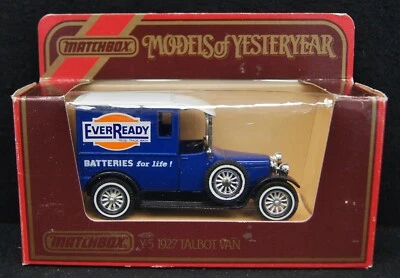MATCHBOX 1927 Talbot Van #Y-5 EverReady Batteries Models of Yesteryear IN BOX - Image 1 of 3