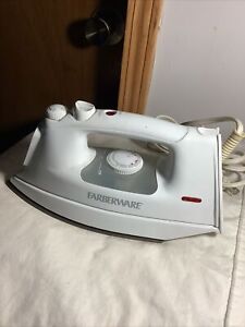 Faberware Steam & Dry Iron Works! ~ Chip On Plate