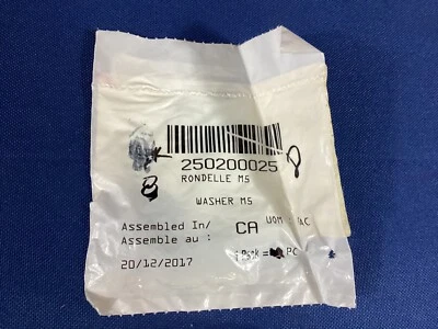 NEW in package (8 pack) OEM Can Am M5 Washers,  Tundra, Summit, 250200025* - Image 1 of 2