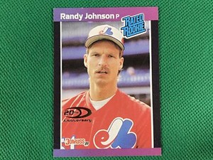 2001 Donruss Rookie Reprints #RR28 Randy Johnson 0776/1989 Monreal Expos