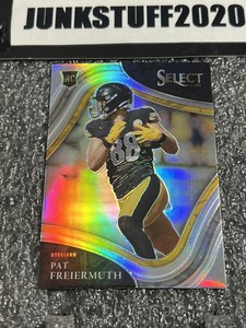 2021 Select Field Level Pat Freiermuth #359 Silver Prizm Rookie RC SP cornerding