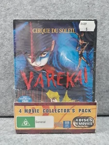 NEW: Cirque Du Soleil 4 Movie COLLECTOR PACK | VAREKAI | QUIDAM | BOXSET R4 PAL - Picture 1 of 5