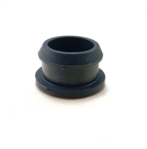 Black Silicone Rubber Hole Plug Snap-on Blanking End Caps Tube Inserts 10mm~30mm - Picture 1 of 5