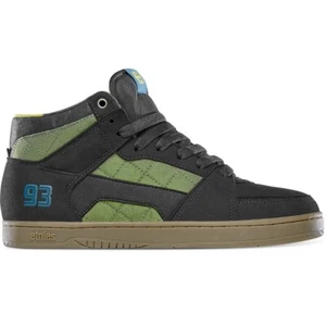 Zapatos Etnies MC Rap Hi - Negros/Verdes/Goma - Imagen 1 de 4