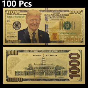 100 Stck. Gedenkgeschenke Donald Trump Sammlerstücke Umschlag Präsident - Bild 1 von 6