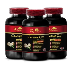 Aceite de coco virgen - ACEITE DE COCO ULTRA VIRGEN - Apoyo al sistema inmunológico - 3 Bot - Imagen 1 de 8
