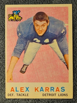 1959 Topps #103 Alex Karras HOF Rookie (Poor) - Image 1 of 2