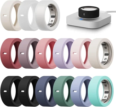 HEXASIDER 15 Pack Cover Compatible with Oura Ring Gen 4/Gen 3 Horizon/Gen 3 Heritage, Anti