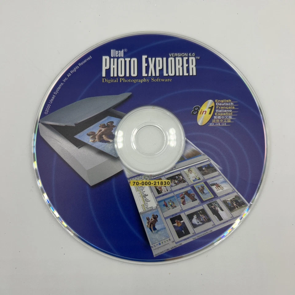 Ulead Photo Explorer Version 6.0 Digital Photography Software 2000 - Image 1 of 2
