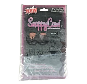 Snappy Cami Snap To Bra Camisole Set of 3 Classic Lace Royal Blue Gray Brown - Picture 1 of 24