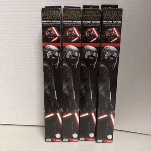 4 Star Wars Mystery Poster Boxes UNOPENED / DISCONTINUED PRODUCT - Picture 1 of 3