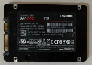 Samsung 860 Pro 1TB,Internal,2.5 inch (MZ76P1T0) Solid State Drive - Photo 1/2