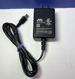 Genuine JVC AP-V18U AC Adapter Camcorder Charger Cable OEM - TESTED - Picture 1 of 4