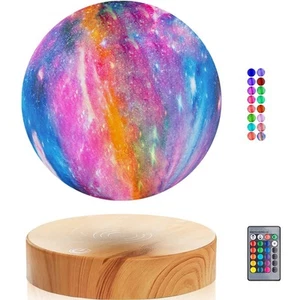 VGAzer Magnetic Levitating Moon Lamp,Floating Moon Light 16 Colors with Remote - Picture 1 of 5