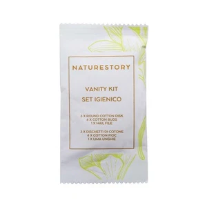 Maqa Vanity Kit Ospiti Monouso Hotel B&B – 3 Dischetti 4 Cotton Fioc 1 Lima - Imagen 1 de 9