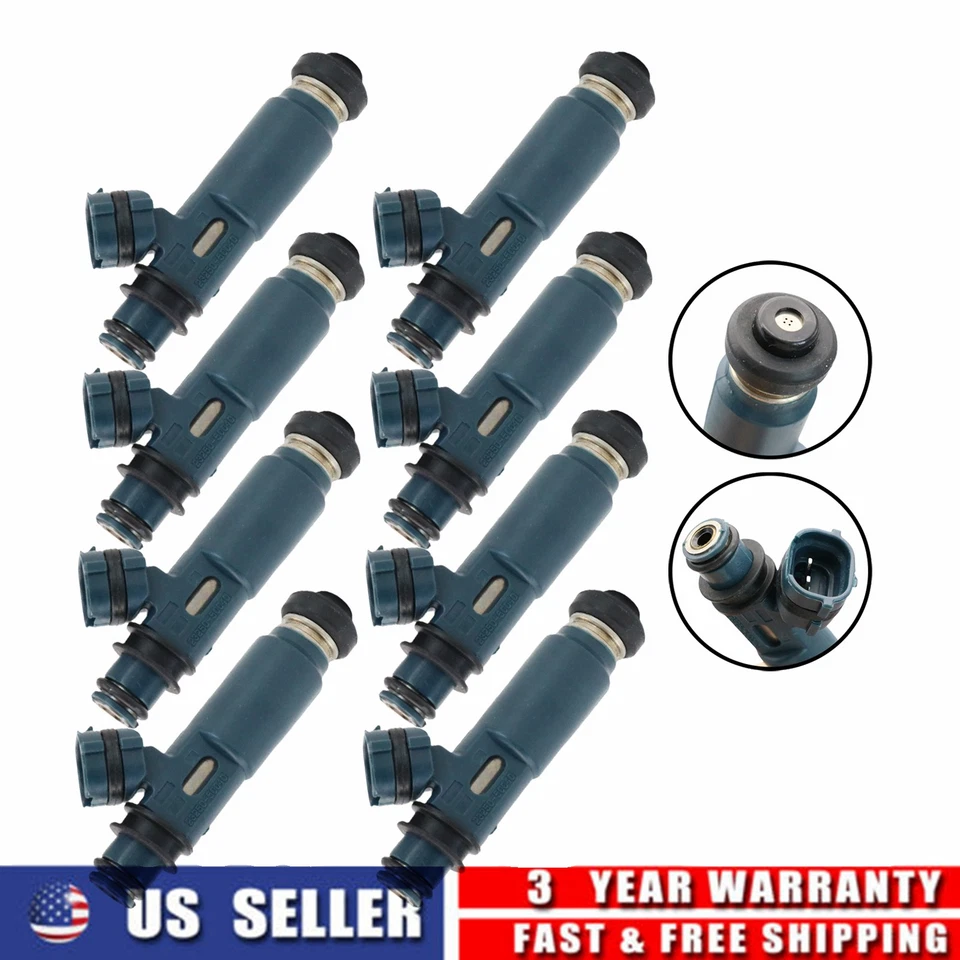 8pcs Fuel Injectors Fits Toyota Tundra 4Runner Sequoia Lexus GX470 23250-50040 Foto 1 de 4