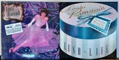Linda Ronstadt What's New & Lush Life LP's - Image 1 of 4