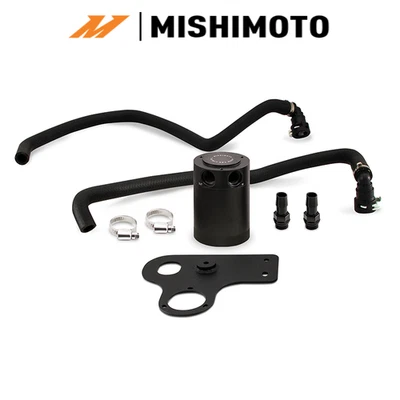 Kit de latas de captura de aceite con deflectores Mishimoto (lado PCV) para Ford Mustang GT 2018-2023 Foto 1 de 4