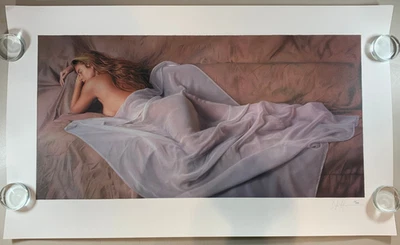 112/295 Soñando por Douglas Hofmann Artista Firmado 24x40 Arte Impresión Sexy Mujer Foto 1 de 4