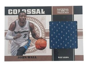 John Wall 2011 Panini National Treasures Basketball Colossal Jersey Card #62/99