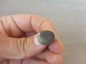 ANTIQUE 19TH CENTURY TURKISH OTTOMAN BRONZE PERSONAL STAMP  - Picture 1 of 5