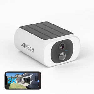 ANRAN Solar Security Camera Battery Powered Outdoor Wireless WiFi Home CCTV IP66 - Picture 1 of 15