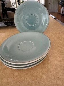 4 Stück Villeroy und Boch Kaffee/Teetassen Untertassen Switch Beach-House - Bild 1 von 3