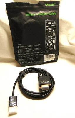 New QGeeM Deluxe Cable VGA to Displayport 6ft  - Image 1 of 4