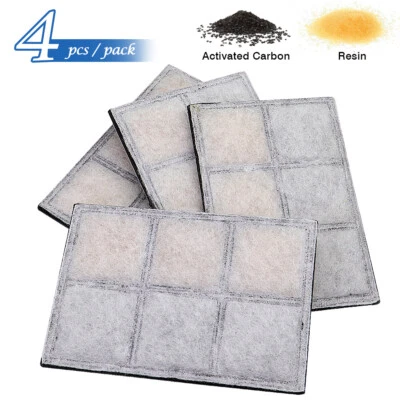 4pcs Pet Water Fountain Filter Element Dog Cat Activated Carbon Drinking Filter