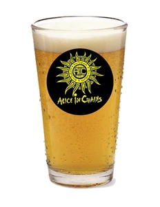 Alice in Chains - Rock & Roll - 16 Unzen Pint Pub Bier Glas Pub Barware Seltzer 24 - Bild 1 von 2