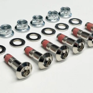 Pernos piñones traseros de níquel Wurks Honda CR 80 85 125 250 500 CR125 CR250 CR500 - Imagen 1 de 2