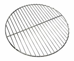 BBQ Replacement Round Grill Grate fit Charcoal Kettle Weber 47cm (Approx 44.5cm) - Picture 1 of 4