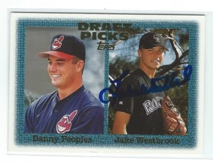 Jake Westbrook Signed 2003 Topps Draft Picks Rookie Card #478 - Picture 1 of 1