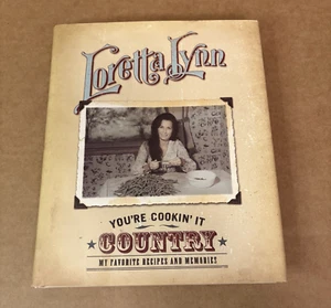 **Signed** Cookbook You’re Cooking’ It Country Star Loretta Lynn- Autographed - Picture 1 of 9