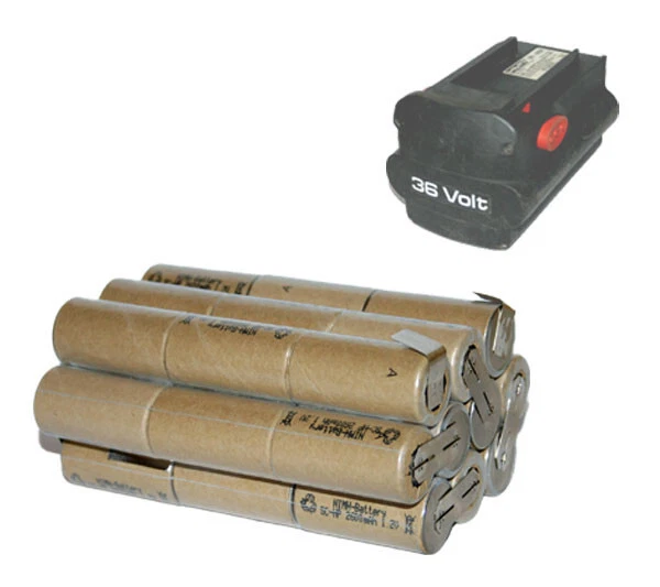 Batería para Hilti TE-6A BP6-86 36V 2400mAH NIMH nueva construcción propia