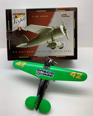 1932 Lockheed Vega 5 Diecast Bank Plane Racing Champions #00310 KYLE PETTY. - Image 1 of 4