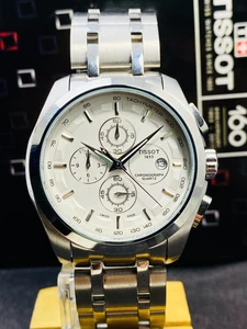 TISSOT Tachymeter Chronograph Swiss Made  Luxury Men"s Watch Quartz Movement