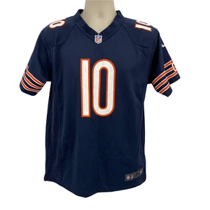 Nike NFL Football Jersey Youth XL Mens Small Blue Trubisky #10 Chicago Bears - Picture 1 of 10