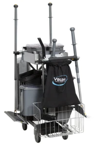 Vikan - Office Cleaning Trolley - 99012 - Housekeeping Cart with Equipment - Picture 1 of 3