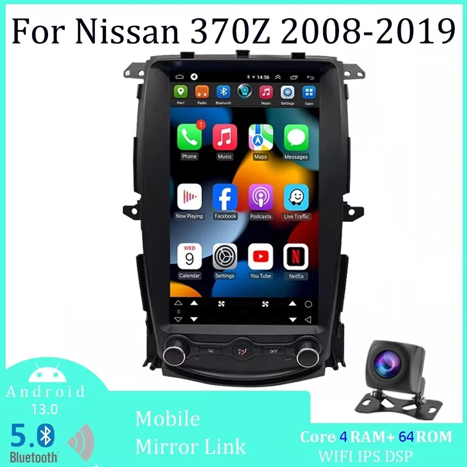 13.8“Android Car Radio For Nissan 370Z 2008-2019 Wireless CarPlay WiFi GPS Navi - Изображение 1 из 4