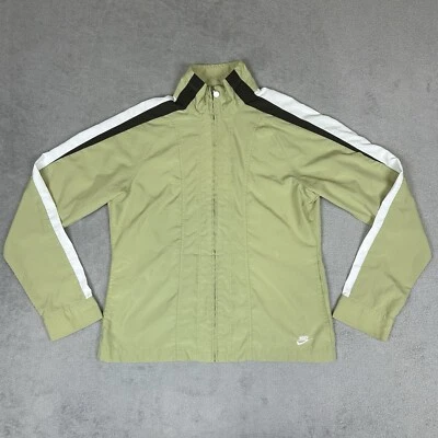 Vintage Y2K Nike Windbreaker Track Jacket Womens Medium Rain Coat Lined Full Zip - Image 1 of 4