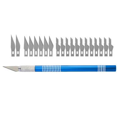 Corintian Bastelmesser Skalpell Set mit 20 Ersatzklingen Cuttermesser - Bild 1 von 4