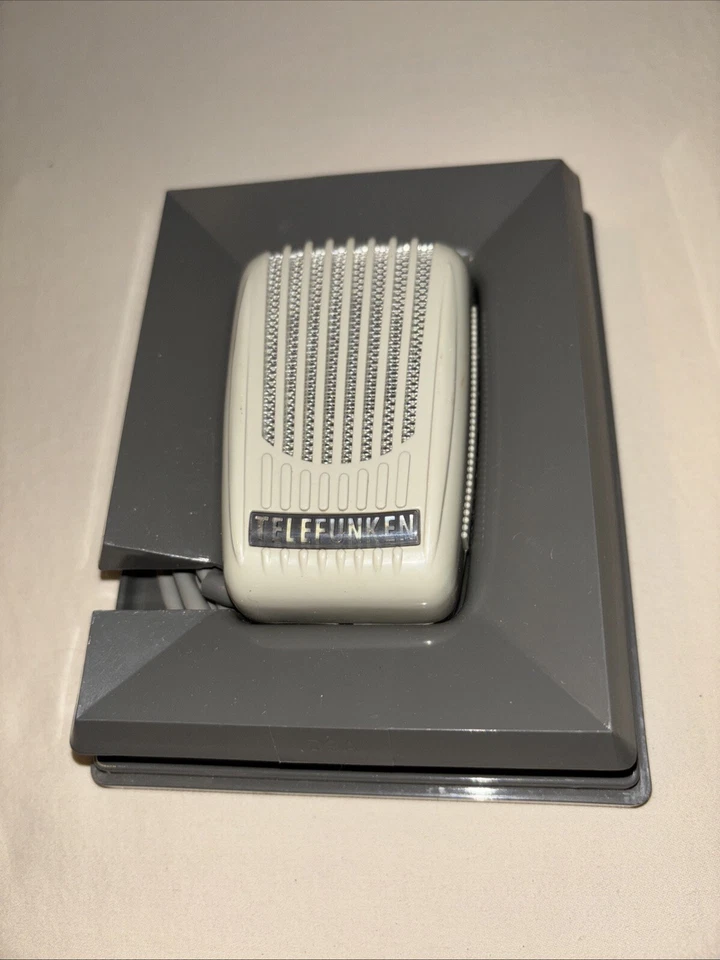 TELEFUNKEN AKG D9-A Vintage Dynamic Cardioid Microphone cable 3-pin DIN #88442 - Image 1 of 4