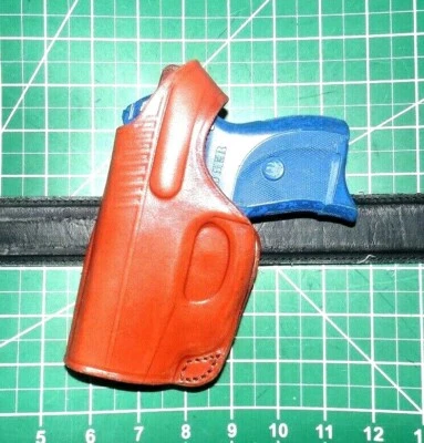 Tagua CDH1-078 LH Leather CROSSDRAW Thumb Break Holster Ruger LC9 w/ CTC Laser - Image 1 of 4