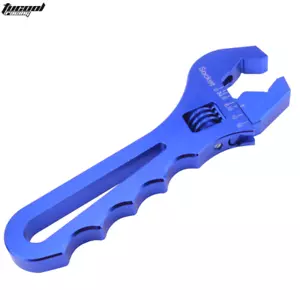 Adjustable Aluminum Wrench Fitting Tools Spanner HOSE AN 3 4 6 8 10 1216 BLUE - Imagen 1 de 5